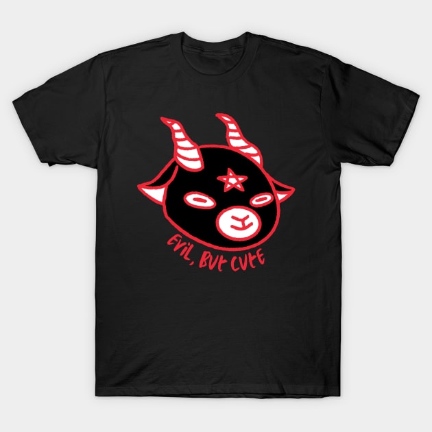 Evil, But Cute T-Shirt by Bruno Pires